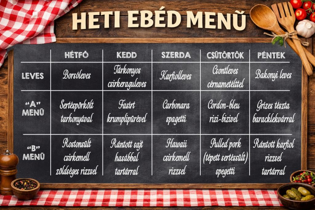 Heti menü A